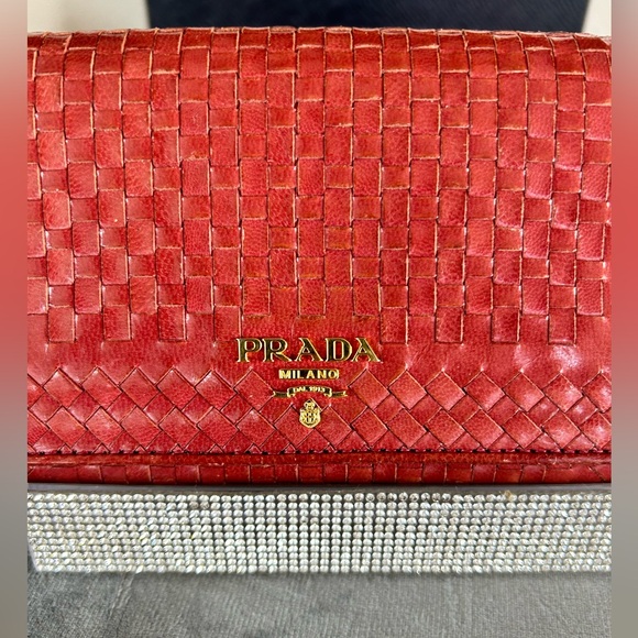 🎁 Prada Madras Wallet/Wristlet - Picture 6 of 10